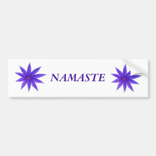 Adesivo Para Carro autocolante no vidro traseiro NAMASTE