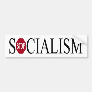 Adesivo Para Carro autocolante no vidro traseiro - pare o socialismo