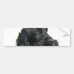 Adesivo Para Carro Autocolante no vidro traseiro preto do cão de