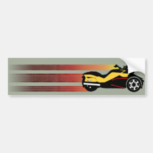 Adesivo Para Carro Autocolante no vidro traseiro retro do Am Spyder