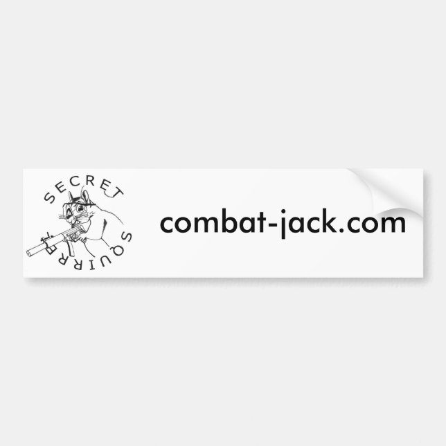 Adesivo Para Carro Autocolante no vidro traseiro secreto do esquilo (Frente)