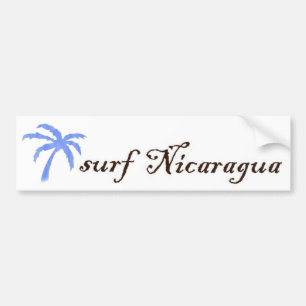 Adesivo Para Carro autocolante no vidro traseiro - surf Nicarágua