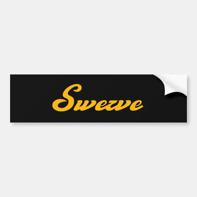 Adesivo Para Carro Autocolante no vidro traseiro - Swerve (Frente)