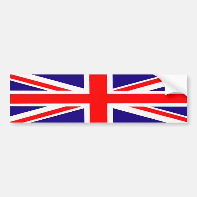 Adesivo Para Carro Autocolante no vidro traseiro Union Jack (Frente)
