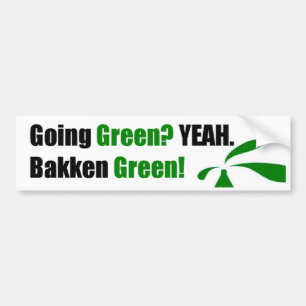 Adesivo Para Carro Autocolante no vidro traseiro verde de Bakken