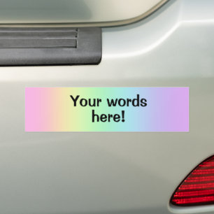 Adesivo Para Carro Autocolante personalizado do Arco-Íris