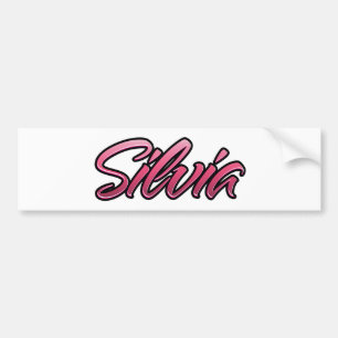 Adesivo Para Carro Autocolante rosa colorido Silvia