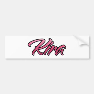 Adesivo Para Carro Autocolante rosa pálido Kira