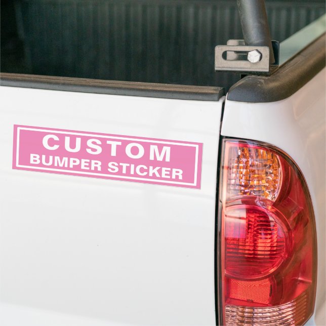 Adesivo Para Carro Autocolante rosa personalizado com design (No caminhão)