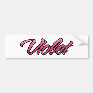 Adesivo Para Carro Autocolante rosa violeta