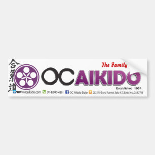 Adesivo Para Carro Autocolantes no vidro traseiro do Aikido do