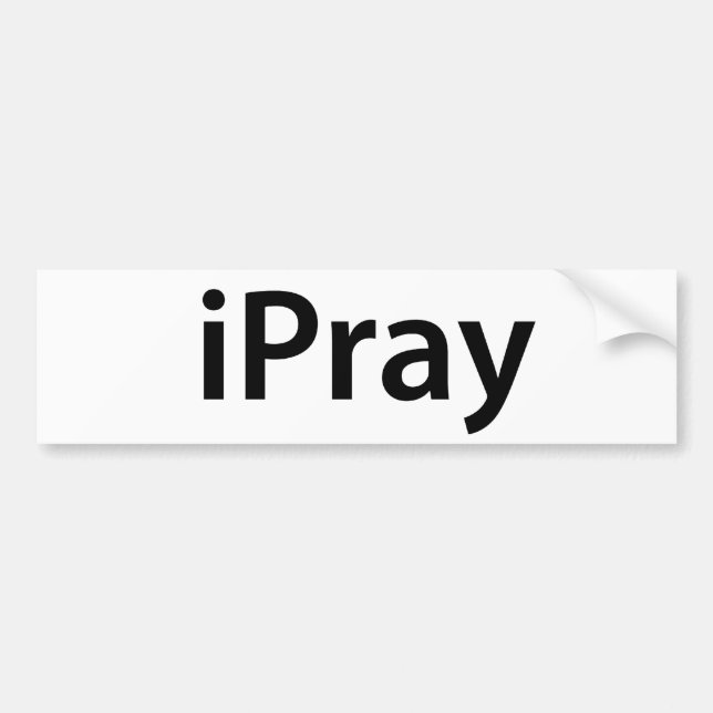 Adesivo Para Carro autocolantes no vidro traseiro iPray (Frente)