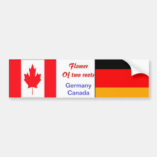 Adesivo Para Carro autocolantes para-choques alemães-canadianos