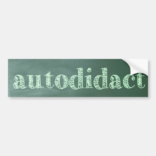 Adesivo Para Carro autodidact (Frente)