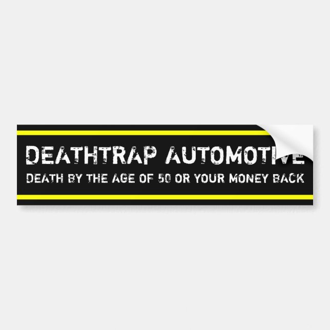 ADESIVO PARA CARRO AUTOMOTIVO DO TRAP DE MORTE (Frente)