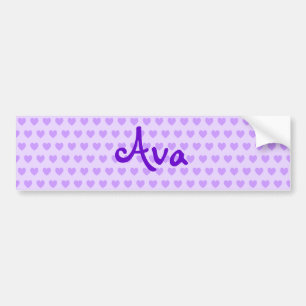Adesivo Para Carro Ava no roxo