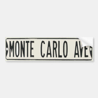 Adesivo Para Carro Avenida de Monte - de Carlo