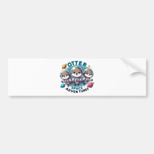 Adesivo Para Carro Aventuras Otter Space