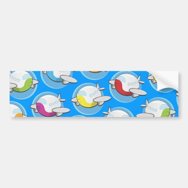 Adesivo Para Carro Aviões Brinquedos (Frente)