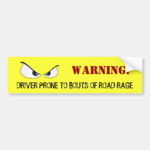ADESIVO PARA CARRO AVISO! ATAQUES INCLINADOS DO MOTORISTA DE R…