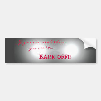 Adesivo Para Carro Aviso de Tailgater