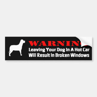 Adesivo Para Carro Aviso Deixando Cachorro Em Janelas De Carro Será Q