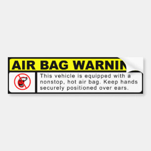 ADESIVO PARA CARRO AVISO DO AIRBAG