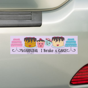 Adesivo Para Carro AVISO, freio para AÇÚCAR!