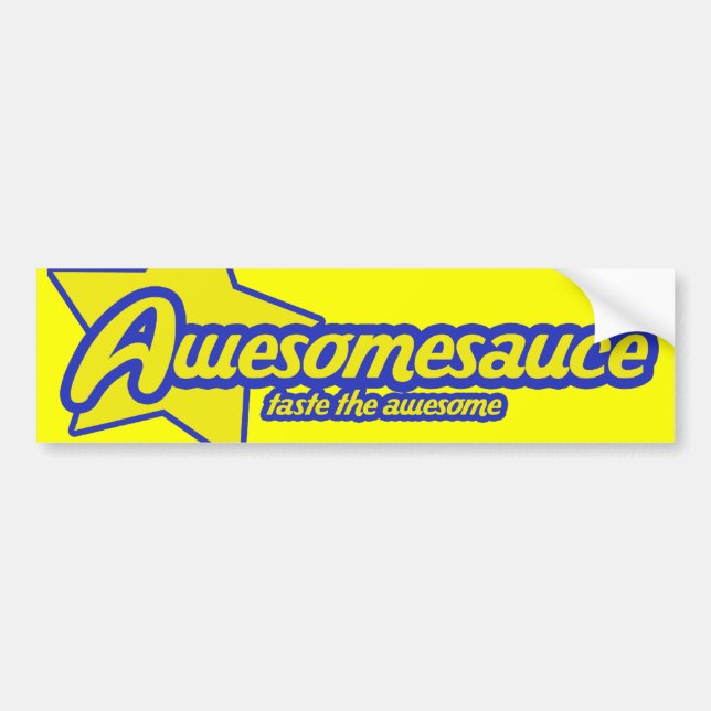 Adesivo Para Carro Awesomesauce (Frente)