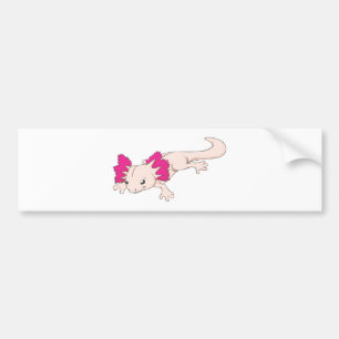 Adesivo Para Carro Axolotl mexicano de sorriso