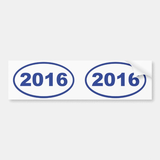 Adesivo Para Carro Azul 2016 (Frente)