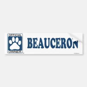 Adesivo Para Carro Azul de Beauceron