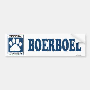 Adesivo Para Carro Azul de Boerboel