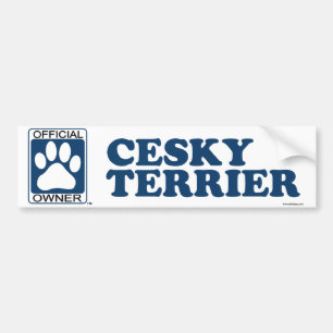 Adesivo Para Carro Azul de Cesky Terrier