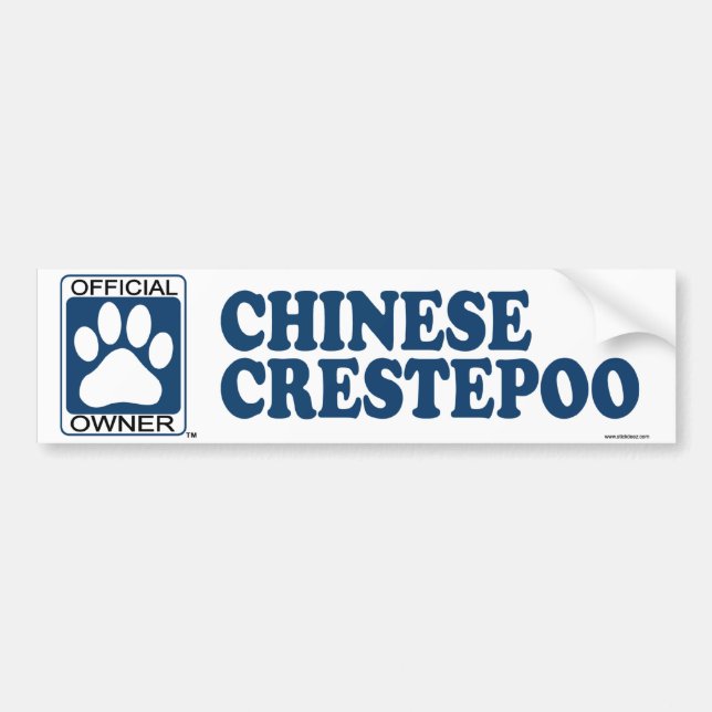 Adesivo Para Carro Azul de Crestepoo do chinês (Frente)