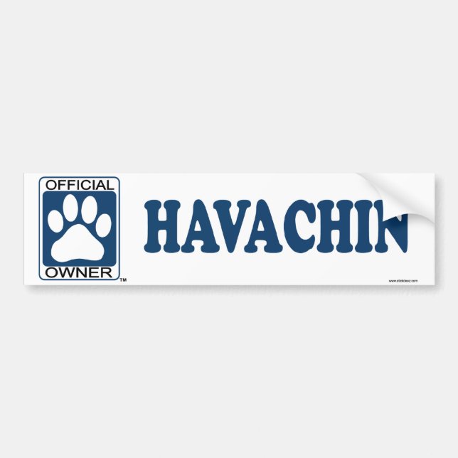Adesivo Para Carro Azul de Havachin (Frente)