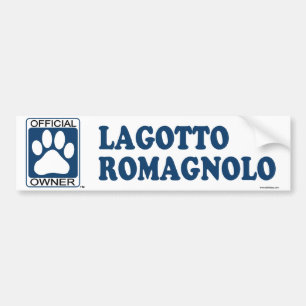 Adesivo Para Carro Azul de Lagotto Romagnolo