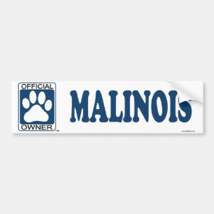 Adesivo Para Carro Azul de Malinois