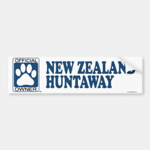Adesivo Para Carro Azul de Nova Zelândia Huntaway