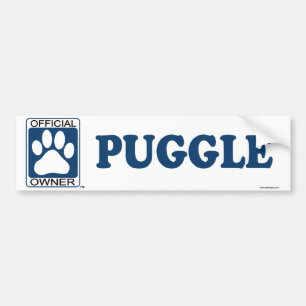 Adesivo Para Carro Azul de Puggle
