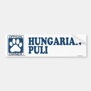 Adesivo Para Carro Azul de Puli do Hungarian