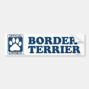 Adesivo Para Carro Azul de Terrier de beira