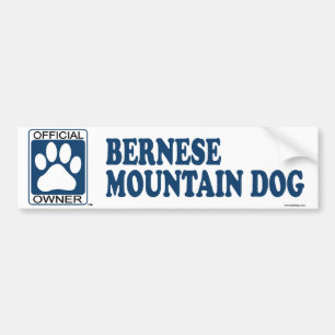 Adesivo Para Carro Azul do cão de montanha de Bernese