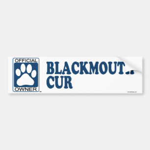 Adesivo Para Carro Azul do Cur de Blackmouth