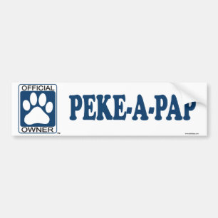 Adesivo Para Carro Azul Peke-UM-Pap
