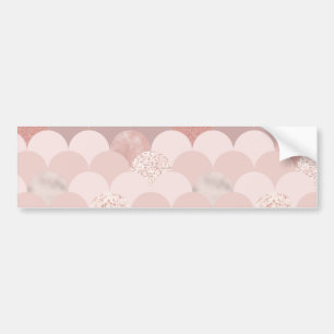 Adesivo Para Carro Azulejos Rosa Dourados e rosa