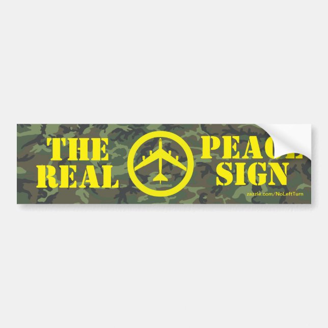 Adesivo Para Carro B52 O Autocolante de sinais de paz (Frente)