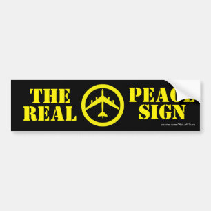 Adesivo Para Carro B52 O Autocolante de sinais de paz