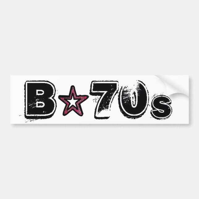 Adesivo Para Carro B-70s Official Sticker (Frente)