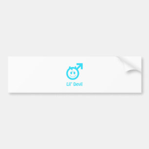Adesivo Para Carro Baby Blue Lil Devil MalCE Symbol